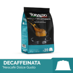 100 CAPSULE CAFFÈ TORALDO MISCELA DECAFFEINATO COMP. CON NESCAFÈ DOLCE GUSTO