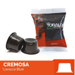100 CAPSULE CAFFÈ TORALDO MISCELA CREMOSA COMP. CON LAVAZZA BLUE