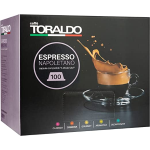 100 CAPSULE CAFFÈ TORALDO MISCELA CREMOSA COMP. CON LAVAZZA A MODO MIO